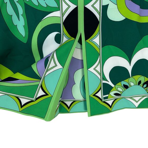 NWT Zara Pucci like skirt Green and Purple Patterned Mini Skirt - Picture 3 of 6